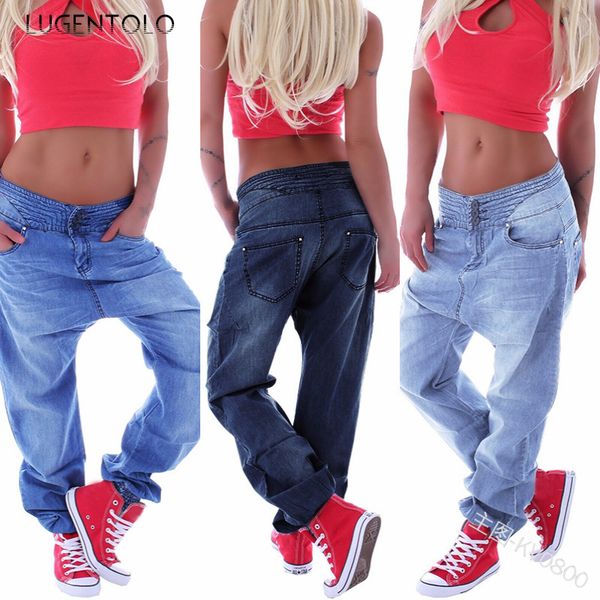 lugentolo женщины jeans плюс размер с низкой талией сыпучие повседневный medium кнопка карманы streetwear перекрестные штаны, Blue
lugentolo женщины jeans плюс размер с низкой талией сыпучие повседневный medium кнопка карманы streetwear перекрестные штаны, Blue