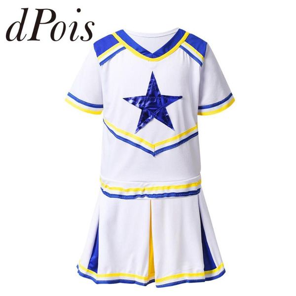 girls cheerleading uniiform outfit short sleeves pleated skirt kids school stage performance costume cheerleader uniforms
girls cheerleading uniiform outfit short sleeves pleated skirt kids school stage performance costume cheerleader uniforms