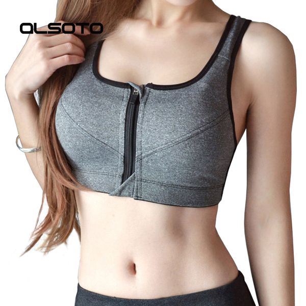 women sport bra fitness yogo jogging for running front zipper breathable gym push up quick-drying shockproof sportswear, White;black
women sport bra fitness yogo jogging for running front zipper breathable gym push up quick-drying shockproof sportswear, White;black