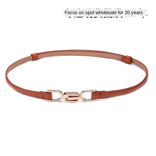 women's leather simple adjustable automatic dress buckle thin belt women's dress cattle belt, Black;brown
women's leather simple adjustable automatic dress buckle thin belt women's dress cattle belt, Black;brown