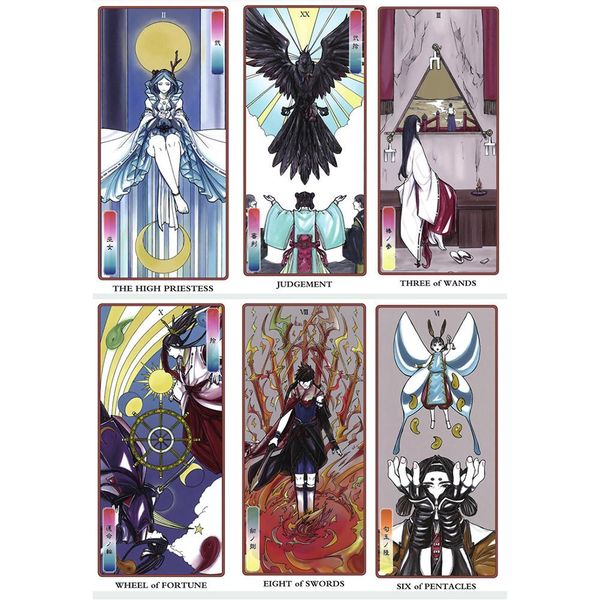 78 sheets japanese myth tarot cards japanese style tarot deck for fun cards table games cards collection dropshipping
78 sheets japanese myth tarot cards japanese style tarot deck for fun cards table games cards collection dropshipping