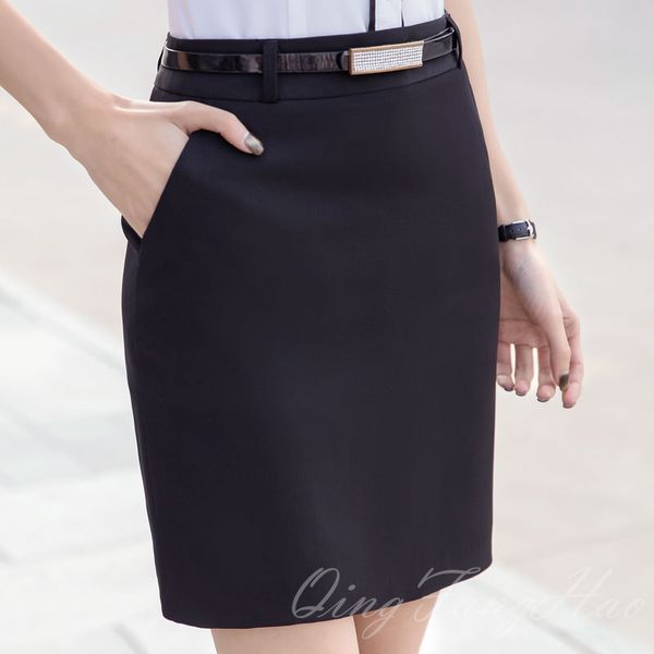 spring and autumn solid color suit skirt multi-color optional suit matching skirt and knee, Black
spring and autumn solid color suit skirt multi-color optional suit matching skirt and knee, Black