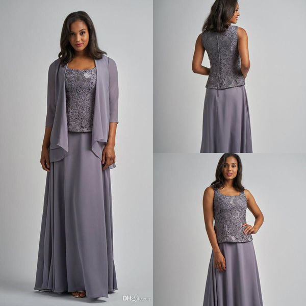 chic mother of the bride dresses with jacket lace chiffon long sleeves three pieces plus size mother's dress evening gowns for weddings, Black;red
chic mother of the bride dresses with jacket lace chiffon long sleeves three pieces plus size mother's dress evening gowns for weddings, Black;red