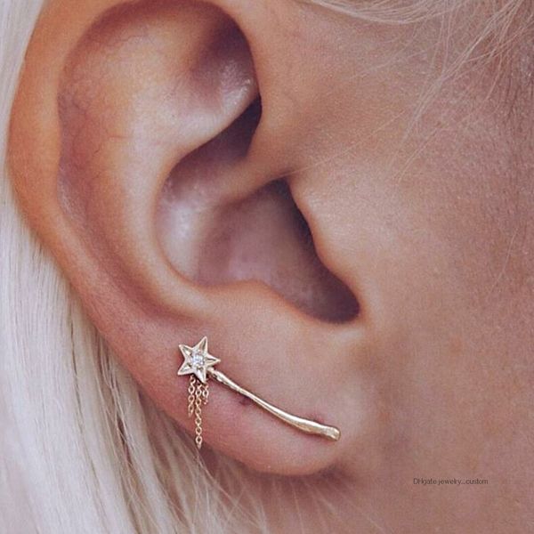 2 pcs/set women fashion gold stars tassel crystal personality stud earrings set bohemian charm party wedding jewelry accessories, Golden;silver
2 pcs/set women fashion gold stars tassel crystal personality stud earrings set bohemian charm party wedding jewelry accessories, Golden;silver