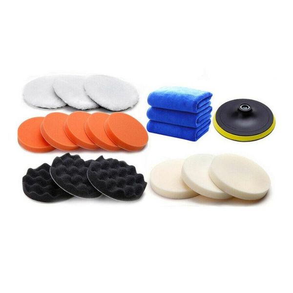 18pcs car waxing polishing sponge wool pads 150mm for cleaning car glass auto care
18pcs car waxing polishing sponge wool pads 150mm for cleaning car glass auto care