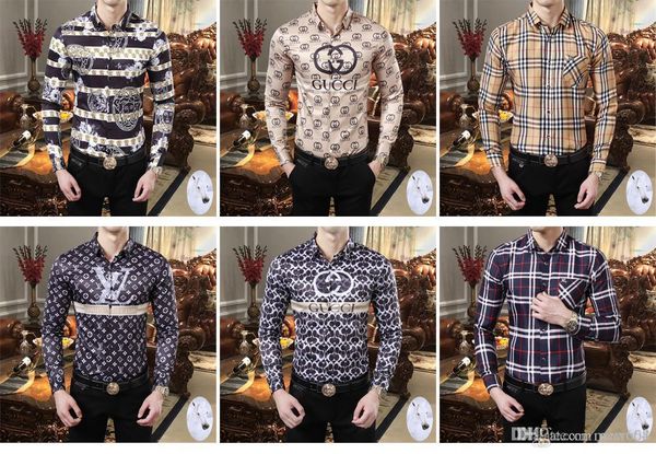 men's shirts logistics new men's casual prints lapel slim luxury long sleeve shirt european and american brand fashion trend, White;black
men's shirts logistics new men's casual prints lapel slim luxury long sleeve shirt european and american brand fashion trend, White;black