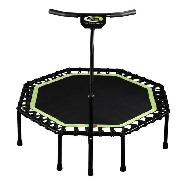 trampolines 48" silent mini trampoline with adjustable handle bar fitness indoor bungee rebounder jumping cardio trainer workout
trampolines 48" silent mini trampoline with adjustable handle bar fitness indoor bungee rebounder jumping cardio trainer workout
