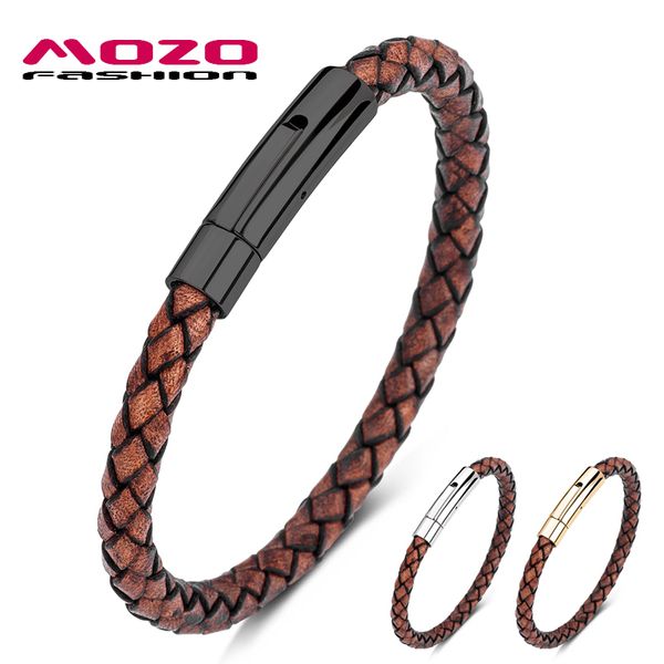 brand retro women charm bracelets brown genuine leather rope braided bangle classic men jewelry, Golden;silver
brand retro women charm bracelets brown genuine leather rope braided bangle classic men jewelry, Golden;silver