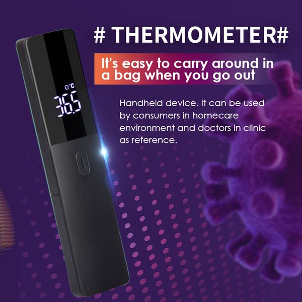 portable infrared digital thermometer non-contact temperature gun electronic body care forehead measurement device, Black;white
portable infrared digital thermometer non-contact temperature gun electronic body care forehead measurement device, Black;white