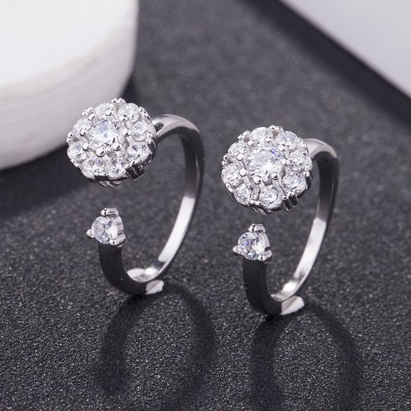 wedding rings dropship 2021 fashion s925 sterling silver rotating micro set opening adjustable ring snowflake windmill women, Slivery;golden
wedding rings dropship 2021 fashion s925 sterling silver rotating micro set opening adjustable ring snowflake windmill women, Slivery;golden