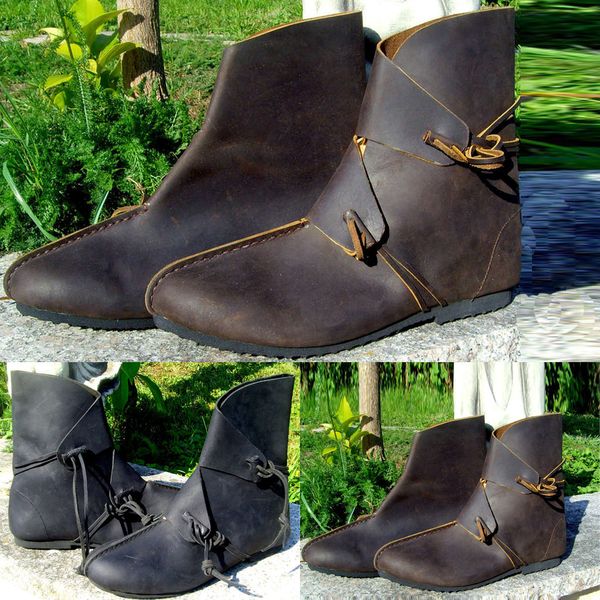 women retro leather booties round toe ankle combat shoes western comfy low heel fashion boots winter fall botas mujer footwear, Black
women retro leather booties round toe ankle combat shoes western comfy low heel fashion boots winter fall botas mujer footwear, Black