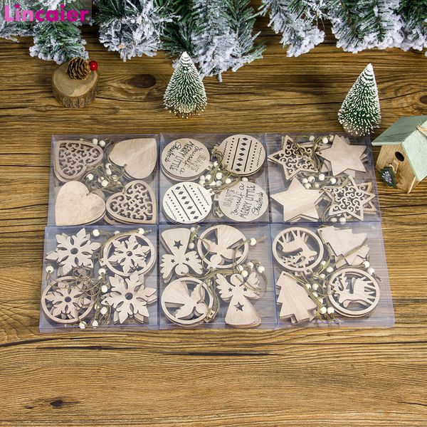 12pcs diy wooden 2019 merry christmas decoration for home angel snowflake ball elk tree ornaments pendants 2020 happy new year
12pcs diy wooden 2019 merry christmas decoration for home angel snowflake ball elk tree ornaments pendants 2020 happy new year