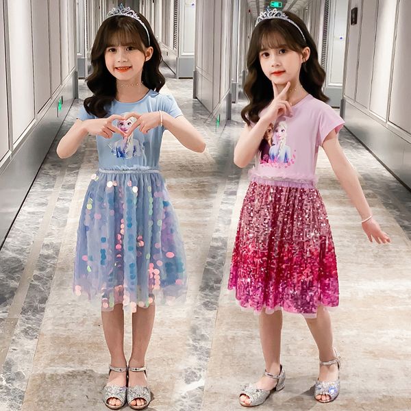 frozen2 summer sequined dresses for girls princess clothes teen party birthday perform costume teenager dress outwear 4-13y, Red;yellow
frozen2 summer sequined dresses for girls princess clothes teen party birthday perform costume teenager dress outwear 4-13y, Red;yellow