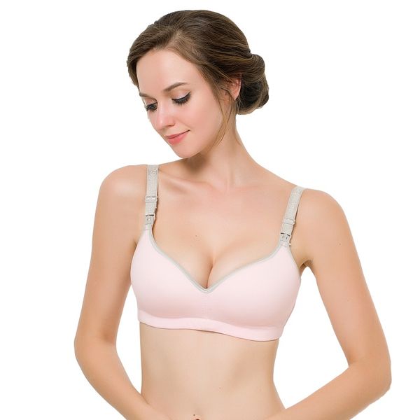 maternity nursing bra for nursing pregnant women underwear new breastfeeding bra, White
maternity nursing bra for nursing pregnant women underwear new breastfeeding bra, White