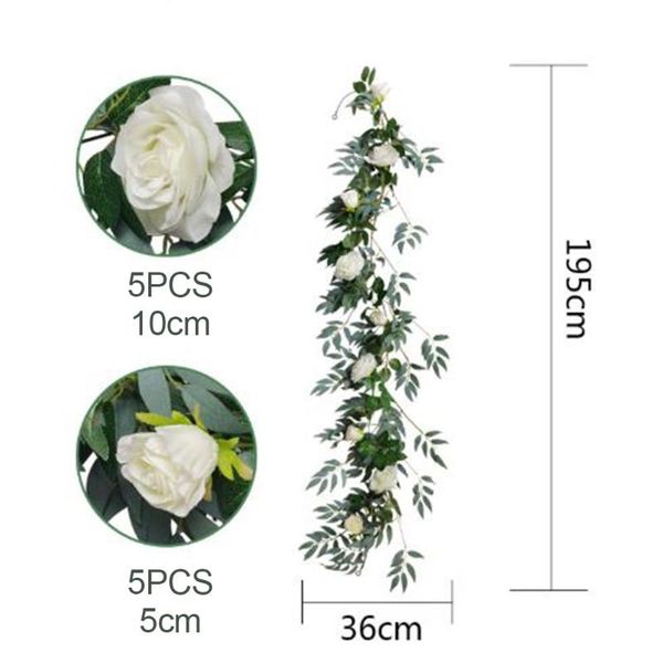 artificial rose garland hanging rattan vine ivy wedding flowers for home office coffee house decoration
artificial rose garland hanging rattan vine ivy wedding flowers for home office coffee house decoration