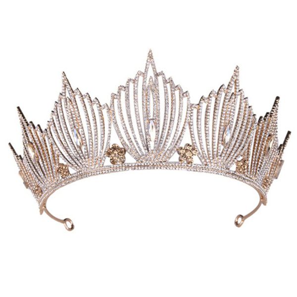 роскошные ручной rhinestone tiara queen диадема ободки корона для ювелирных изделий женщин люкс свадебные аксессуары для волос для волос, White;golden
роскошные ручной rhinestone tiara queen диадема ободки корона для ювелирных изделий женщин люкс свадебные аксессуары для волос для волос, White;golden