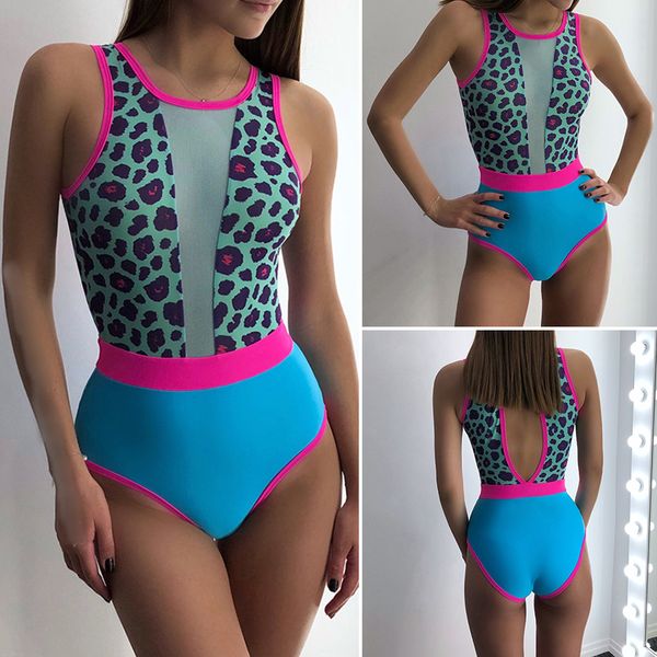 leopard print swimwear women mesh bathing suit one piece swimsuit female neon bikini beach wear new 2020 transparent bodysuits, White;black 
leopard print swimwear women mesh bathing suit one piece swimsuit female neon bikini beach wear new 2020 transparent bodysuits, White;black
