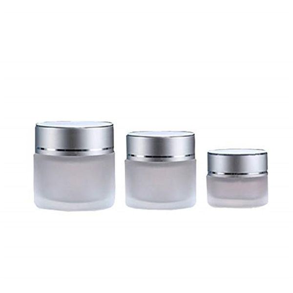 20g frosted glass cosmetic jar empty face cream lip balm storage container refillable sample bottle with silver lids 20ml yth1636-20
20g frosted glass cosmetic jar empty face cream lip balm storage container refillable sample bottle with silver lids 20ml yth1636-20