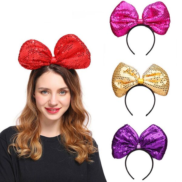 new colorful mermaid sequin bows hairband fashion headwraps handmade kids hair accessories elastic girls baby hair hoop bands, Golden;white
new colorful mermaid sequin bows hairband fashion headwraps handmade kids hair accessories elastic girls baby hair hoop bands, Golden;white