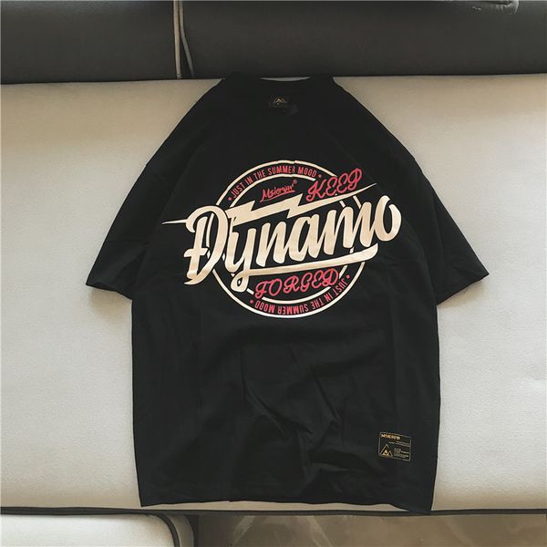 summer street tide brand in europe and america loose bf wind wind retro korean hong kong students trend t-shirt, White;black
summer street tide brand in europe and america loose bf wind wind retro korean hong kong students trend t-shirt, White;black