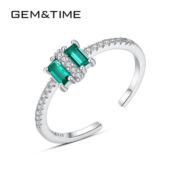 gem&time new rectangle emerald finger ring sterling 925 silver adjustable ring for women charm wedding band promise jewelry sr03, Golden;silver
gem&time new rectangle emerald finger ring sterling 925 silver adjustable ring for women charm wedding band promise jewelry sr03, Golden;silver