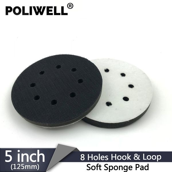poliwell 1pc 5-дюймовый 8-отверстие шлифовальной губки интерфейс pad для шлифовальной тарелки 125мм hookloop buffer pad для неровной поверхн 
poliwell 1pc 5-дюймовый 8-отверстие шлифовальной губки интерфейс pad для шлифовальной тарелки 125мм hookloop buffer pad для неровной поверхн