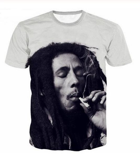 new fashion mens/womans bob marley t-shirt summer style funny 3d print casual t shirt plus size aa114, White;black
new fashion mens/womans bob marley t-shirt summer style funny 3d print casual t shirt plus size aa114, White;black