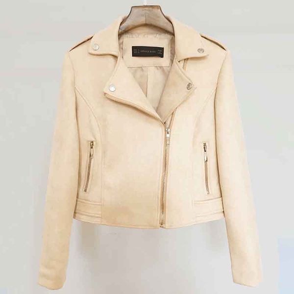 autumn women faux suede leather biker jackets 2019 long sleeve zipper suede coat streetwear autumn outfit, Black
autumn women faux suede leather biker jackets 2019 long sleeve zipper suede coat streetwear autumn outfit, Black