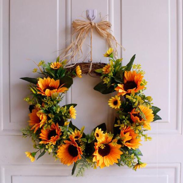 artificial sunflower wreath wedding bride holding flowers door haning decoration pendant wall decor wreath
artificial sunflower wreath wedding bride holding flowers door haning decoration pendant wall decor wreath