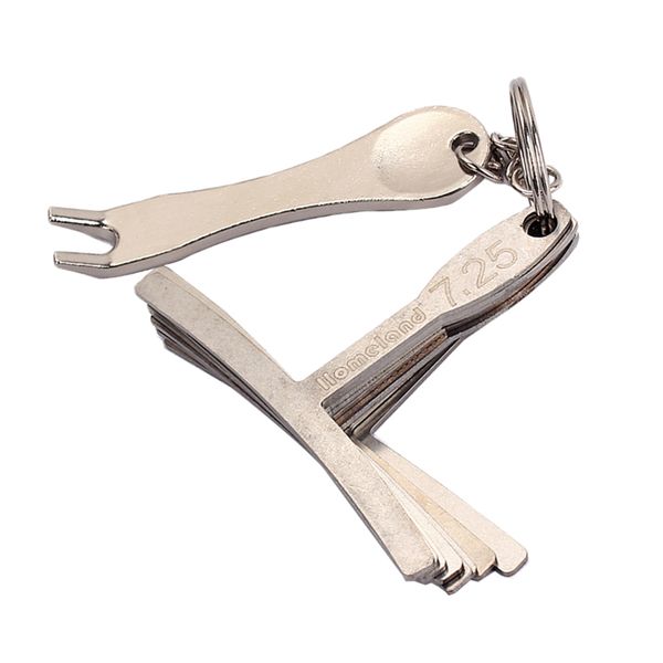 9pcs stainless steel understring radius gauge+pin puller keychain luthier tool
9pcs stainless steel understring radius gauge+pin puller keychain luthier tool