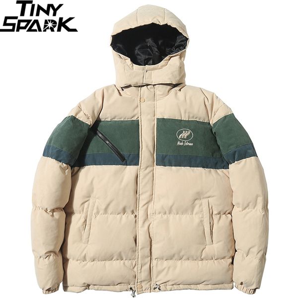 2019 hip hop hooded jacket coat streetwear men puffer parkas windbreaker color block harajuku winter padded jacket warm outwear, Black
2019 hip hop hooded jacket coat streetwear men puffer parkas windbreaker color block harajuku winter padded jacket warm outwear, Black