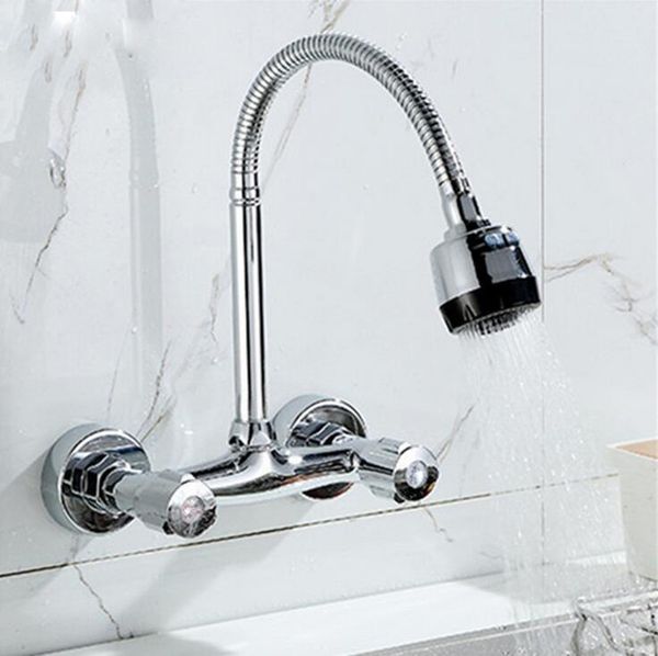 wall mounted double holes flexible kitchen faucet mixers sink tap wall kitchen faucet and cold water ing
wall mounted double holes flexible kitchen faucet mixers sink tap wall kitchen faucet and cold water ing