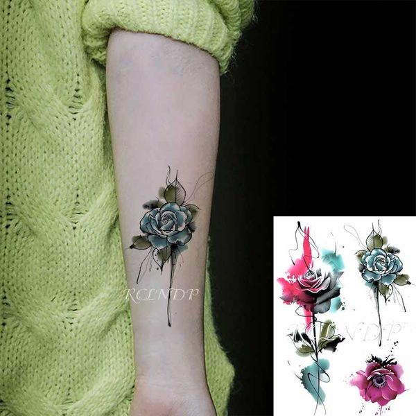 waterproof temporary tattoo sticker color chinese water-ink rose flower fake tatto flash tatoo hand arm art for women men
waterproof temporary tattoo sticker color chinese water-ink rose flower fake tatto flash tatoo hand arm art for women men