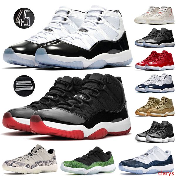 новый 11s jumpman разводил конкорд 45 дизайнерская обувь 11 платиновый оттенок низкая полночь темно-синий баскетбольная обувь для мужчин жен
новый 11s jumpman разводил конкорд 45 дизайнерская обувь 11 платиновый оттенок низкая полночь темно-синий баскетбольная обувь для мужчин жен