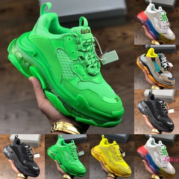 2020 triple s crystal sole men women luxury casual shoes clear sole neon green rainbow black white yellow mens outdoor designer trainers
2020 triple s crystal sole men women luxury casual shoes clear sole neon green rainbow black white yellow mens outdoor designer trainers