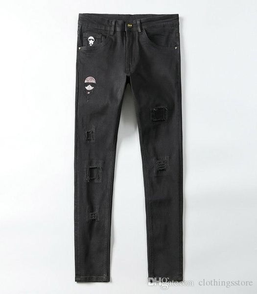 fends classic tide brand jeans mens designer jeans fashion casual pants boutique old pants trousers street hip hop trousers, Blue
fends classic tide brand jeans mens designer jeans fashion casual pants boutique old pants trousers street hip hop trousers, Blue