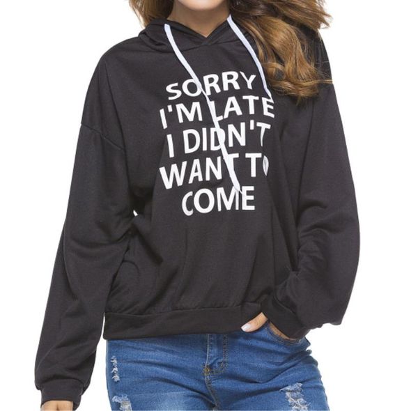 womens hooded long sleeve letter printed sweatshirt autumn warm long sleeve stretch drawstring streetwear hoodies pullover, Black
womens hooded long sleeve letter printed sweatshirt autumn warm long sleeve stretch drawstring streetwear hoodies pullover, Black