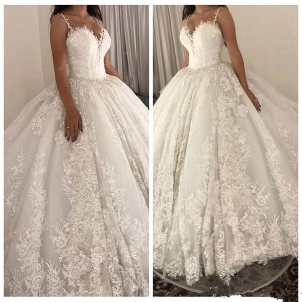 2020 luxury design handmade appliques lace ball gown wedding dresses vintage gorgeous princess style bridal gowns custom plus size, White
2020 luxury design handmade appliques lace ball gown wedding dresses vintage gorgeous princess style bridal gowns custom plus size, White