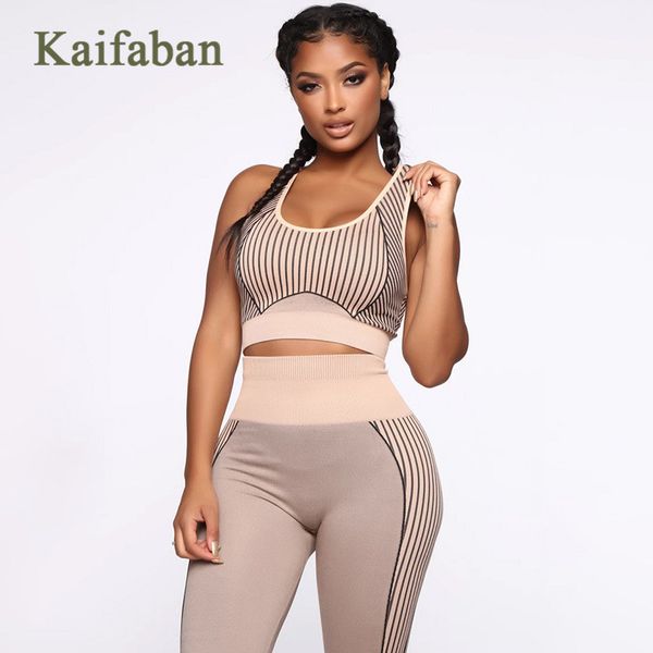 women yoga set tracksuit push up sport bra vest crop high waist tight stripe yoga pants fitness leggings workout gym clothes
women yoga set tracksuit push up sport bra vest crop high waist tight stripe yoga pants fitness leggings workout gym clothes
