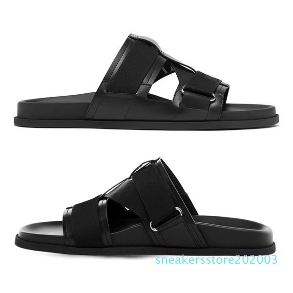 slippers mens summer genuine leather sandals men fashion breathable flat beach slippers flip flops casual shoes s03, Black
slippers mens summer genuine leather sandals men fashion breathable flat beach slippers flip flops casual shoes s03, Black