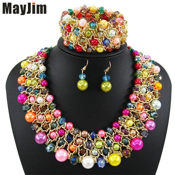 mayjim statement necklace 2018 fashion jewelry sets handmade bead chain big pearl dubai jewelry sets vintage beads bijoux, Silver
mayjim statement necklace 2018 fashion jewelry sets handmade bead chain big pearl dubai jewelry sets vintage beads bijoux, Silver