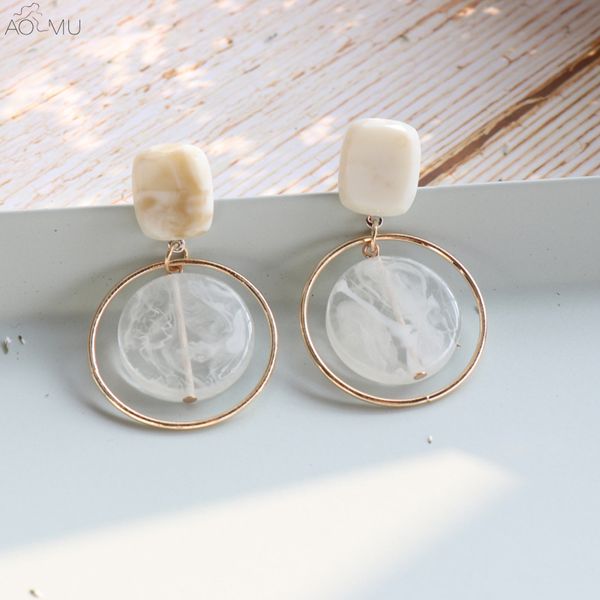 aomu new fashion acrylic transparent earrings gold color big hollow round circle long drop earrings for women ear jewelry gift, Silver
aomu new fashion acrylic transparent earrings gold color big hollow round circle long drop earrings for women ear jewelry gift, Silver