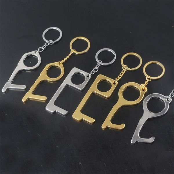 dropshipping tool no touch door opener keychains anti-contact elevator button door handle opener assistant jewelry gift, Silver
dropshipping tool no touch door opener keychains anti-contact elevator button door handle opener assistant jewelry gift, Silver