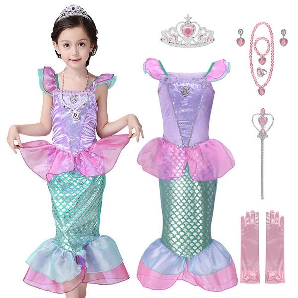 vogueon girls little mermaid princess dress up children summer ariel fancy costume clothes kids scale beach party outfit clothes, Red;yellow
vogueon girls little mermaid princess dress up children summer ariel fancy costume clothes kids scale beach party outfit clothes, Red;yellow