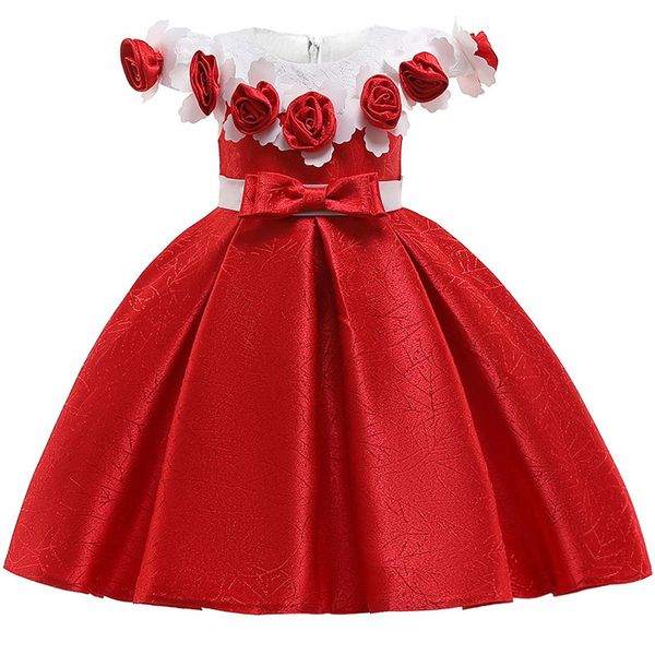 girls appliques ball gowns 3d flower girl dresses kids princess birthday party wedding dress for girls gowns elegant children, Red;yellow
girls appliques ball gowns 3d flower girl dresses kids princess birthday party wedding dress for girls gowns elegant children, Red;yellow