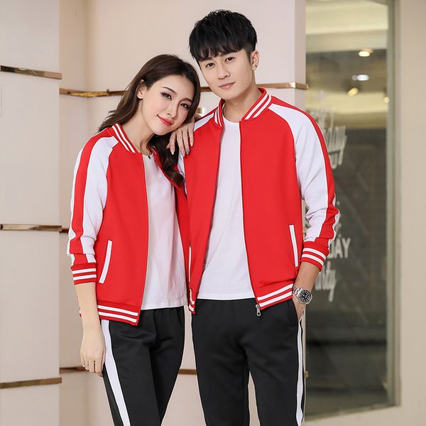spring women men sportswear tracksuit zip up jacket sweatshirt+pant casual jogger running workout outfit set sweat sport suit, Black;blue
spring women men sportswear tracksuit zip up jacket sweatshirt+pant casual jogger running workout outfit set sweat sport suit, Black;blue