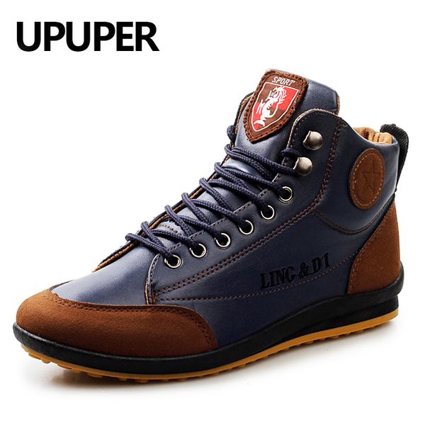 upuper fashion leather boots men new 2018 autumn winter casual warm cotton ankle boots lace up men shoes footwear drop shipping, Black
upuper fashion leather boots men new 2018 autumn winter casual warm cotton ankle boots lace up men shoes footwear drop shipping, Black