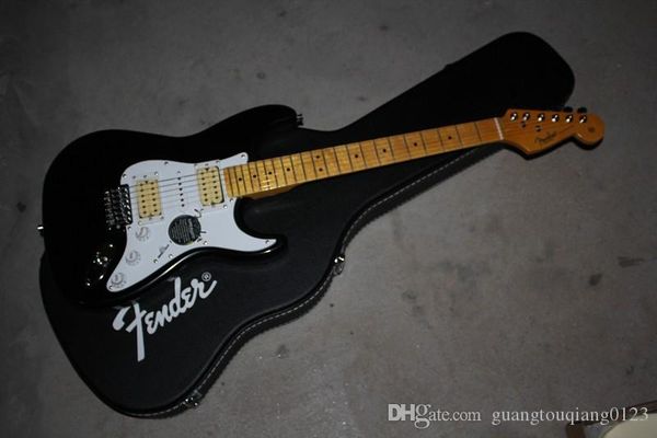 Лучшее качество Stratocaster сделал в США 6 струна черного HSH электрической гитара пользовательского корпуса с Hardcase
Лучшее качество Stratocaster сделал в США 6 струна черного HSH электрической гитара пользовательского корпуса с Hardcase