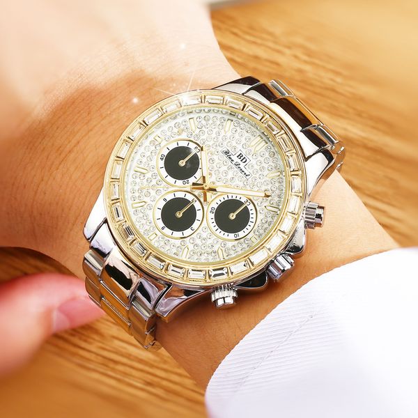 labor good diamond watch large mens trade gold diamond foreign green goods watch high-end full stars dildj, Slivery;brown
labor good diamond watch large mens trade gold diamond foreign green goods watch high-end full stars dildj, Slivery;brown