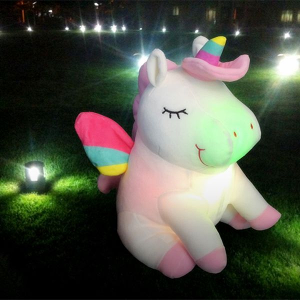 new 25cm cute plush unicorn cartoon doll led light luminous unicorn stuffed colorful plush toys kawaii birthday present for kids
new 25cm cute plush unicorn cartoon doll led light luminous unicorn stuffed colorful plush toys kawaii birthday present for kids